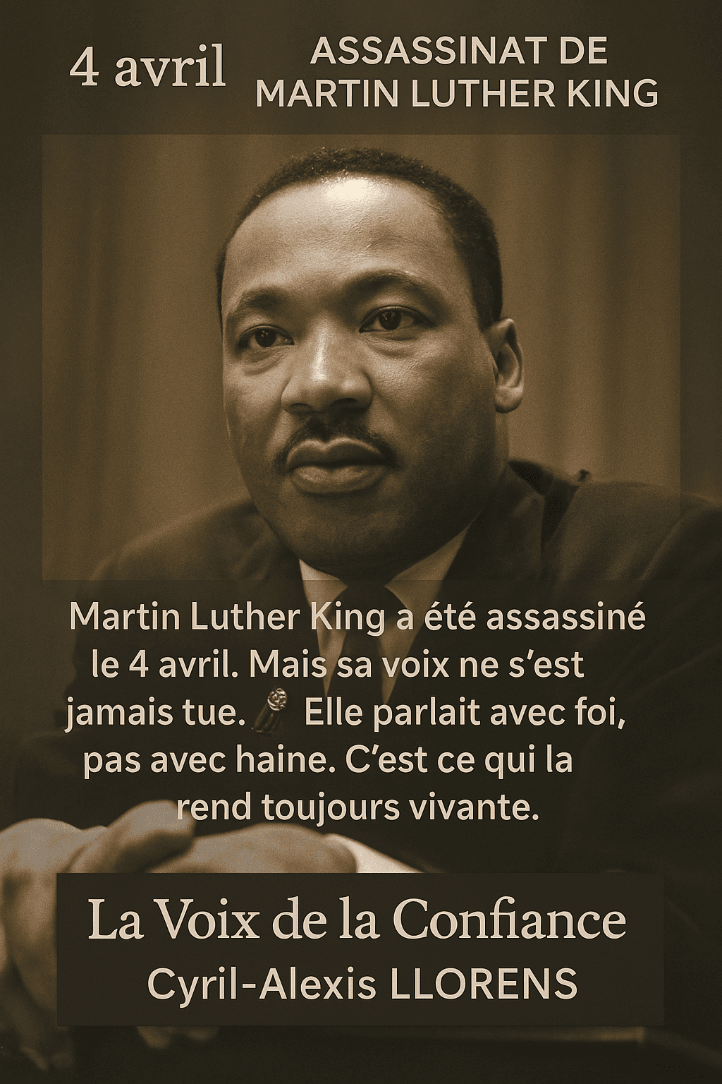 4 Avril - Assassinat de Martin Luther King Jr. (1968)